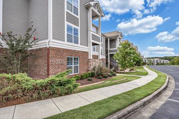 Our apartments offer a sidewalk in front of our building